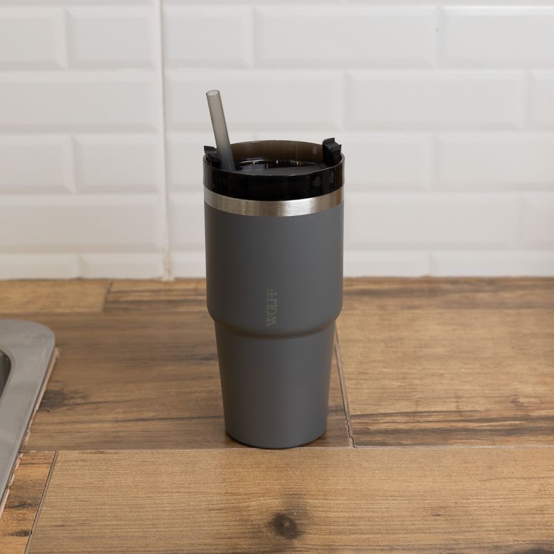 Copo-Termico-Parede-Dupla-SlimTerm-com-Base-Ergonomica-e-Canudo-Cinza-590ml-Wolff