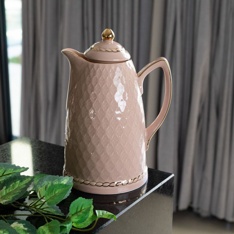 Garrafa-Termica-de-Porcelana-Renda-Rosa-28cm-900ml-Wolff