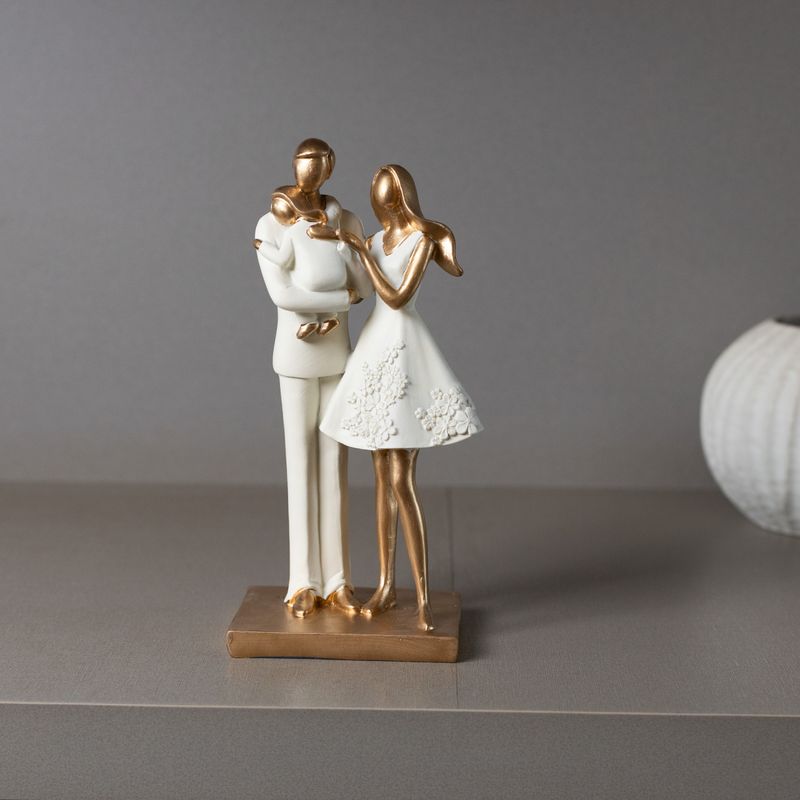 Figura-Decorativa-de-Resina-Familia-Branco-9cm-x-6cm-x-20cm-Wolff