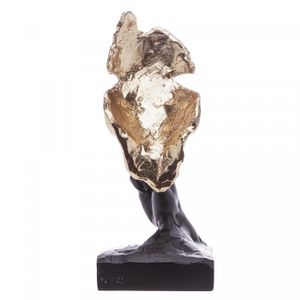 Figura Decorativa Face de Resina 13cm x 11cm x 31cm - Wolff