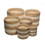 Conjunto-6-Cachepots-de-Fibra-Natural-Bicolor-com-Forro-de-Plastico-Wolff