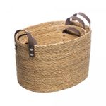Conjunto-3-Cestos-Organizadores-Ovais-de-Fibra-Natural-com-Alca-em-Couro-Wolff