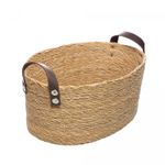 Conjunto-3-Cestos-Organizadores-Ovais-de-Fibra-Natural-com-Alca-em-Couro-Wolff