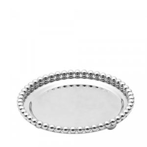 Bandeja de Zamac Niquelado Balls 13,5cm x 2,5cm - Wolff