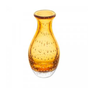 Vaso de Vidro Italy Âmbar 10cm x 20cm - Wolff