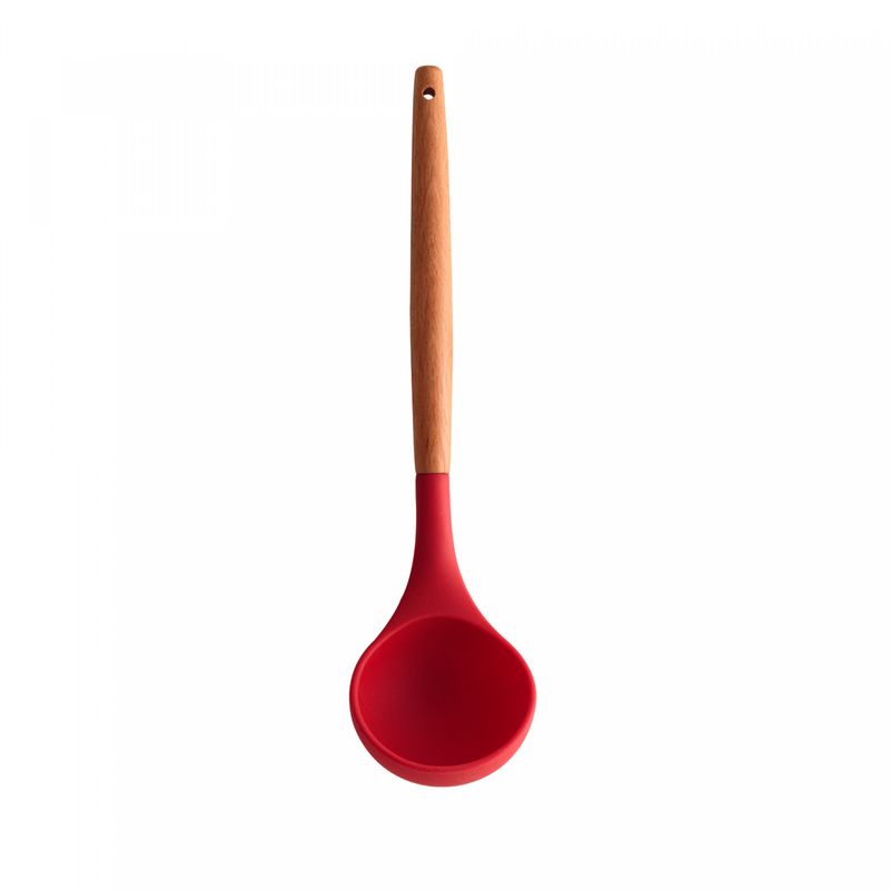 Concha-de-Silicone-com-Cabo-em-Bambu-Charmy-Vermelho-31cm-Lyor
