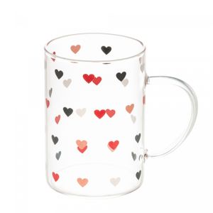 Caneca de Vidro Borossilicato  Love 200ml