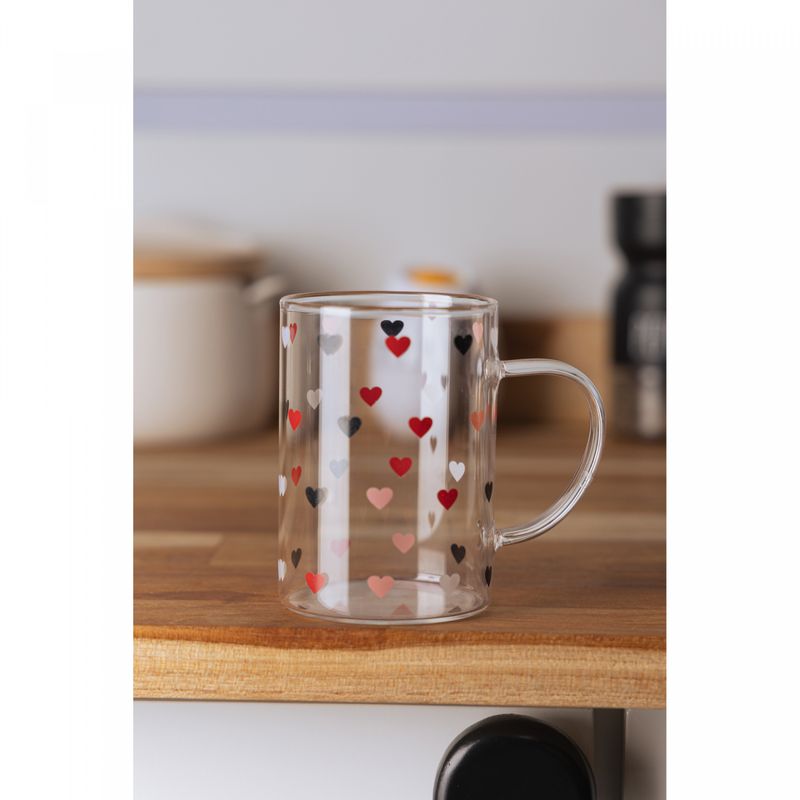 Caneca-de-Vidro-Borossilicato-Resistente-ao-Calor-Love-200ml-Lyor
