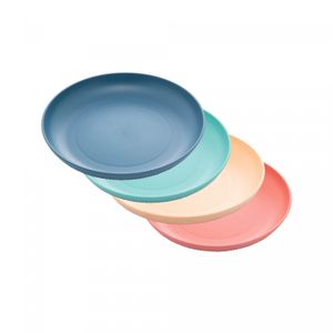 Prato para Sobremesa de Bambu e PP Stripes Sortido 20cm - Lyor