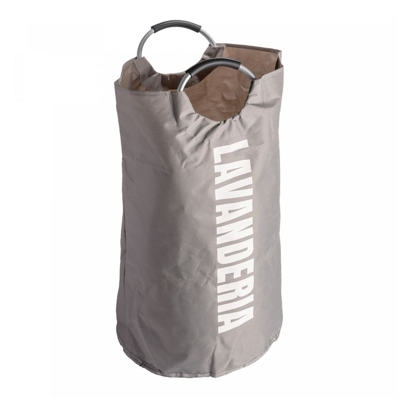 Cesto-para-Lavanderia-de-Poliester-com-Alca-em-Aluminio-Cinza-57cm-x-38cm-x-695cm-Lyor