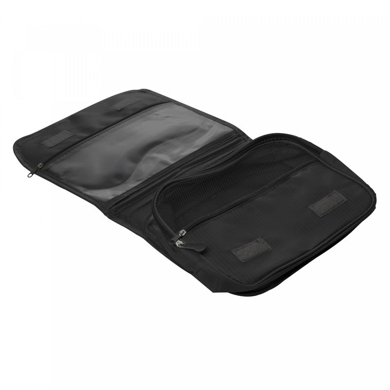 Necessaire-com-Bolsos-e-Gancho-para-Pendurar-de-Nylon-Preta-Lyor