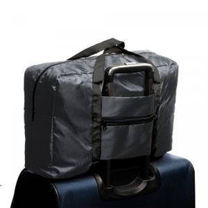 Bolsa com Encaixe para Mala de Viagem de Poliéster Preta - Lyor