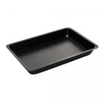 Assadeira-Retangular-Antiaderente-de-Aco-Carbono-Granilite-Preta-28cm-x-17cm-x-3cm-Lyor