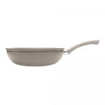 Frigideira-Wok-de-Inducao-Granito-Chef-28cm-Taupe-Aluminio-com-Revestimento-Ceramico-Lyor