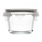 Pote-Hermetico-com-Tampa-Redondo-130ml-Vidro-Lyor