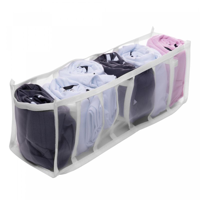 Colmeia-Organizadora-com-7-Divisorias-32cm-x-12cm-x-12cm-Branca-Nylon-Lyor