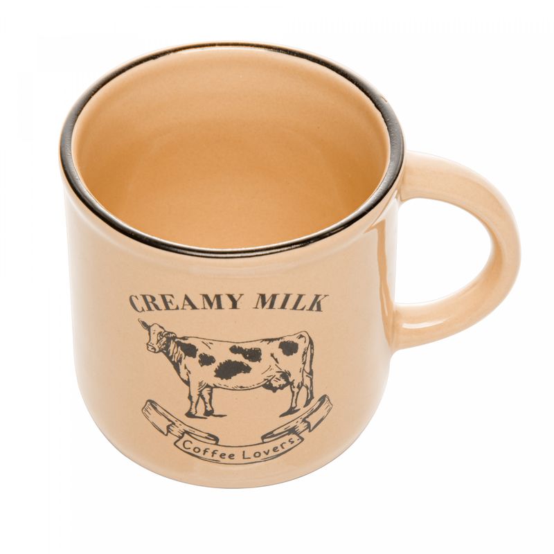 Caneca-Creamy-Milk-180ml-Bege-Ceramica-Lyor