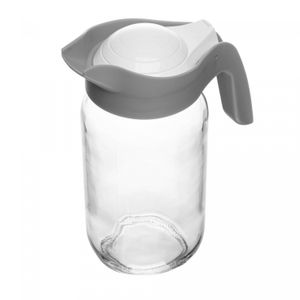 Jarra Siena 1L Cinza Vidro - Lyor