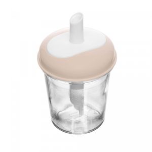 Açucareiro com Tampa Dosadora Siena 320ml Bege Vidro - Lyor