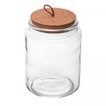 Porta-Mantimento-com-Tampa-de-Cortica-e-Puxador-750ml-Cristal-Ecologico-Lyor