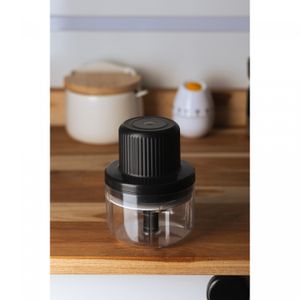 Mini Processador com Entrada USB 8,5cm x 8,5cm x 12cm Preto Plástico - Lyor