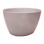 Bowl-Oval-245cm-x-18cm-x-14cm-Cinza-PP-e-Bambu-Lyor