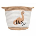 Cesta-Cat-22cm-x-22cm-x-14cm-Branca/Rosa-Poliester-Lyor
