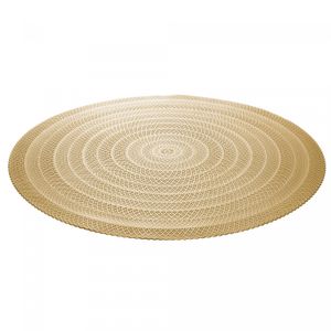 Lugar Americano Soleil 38cm Dourado PVC - Lyor