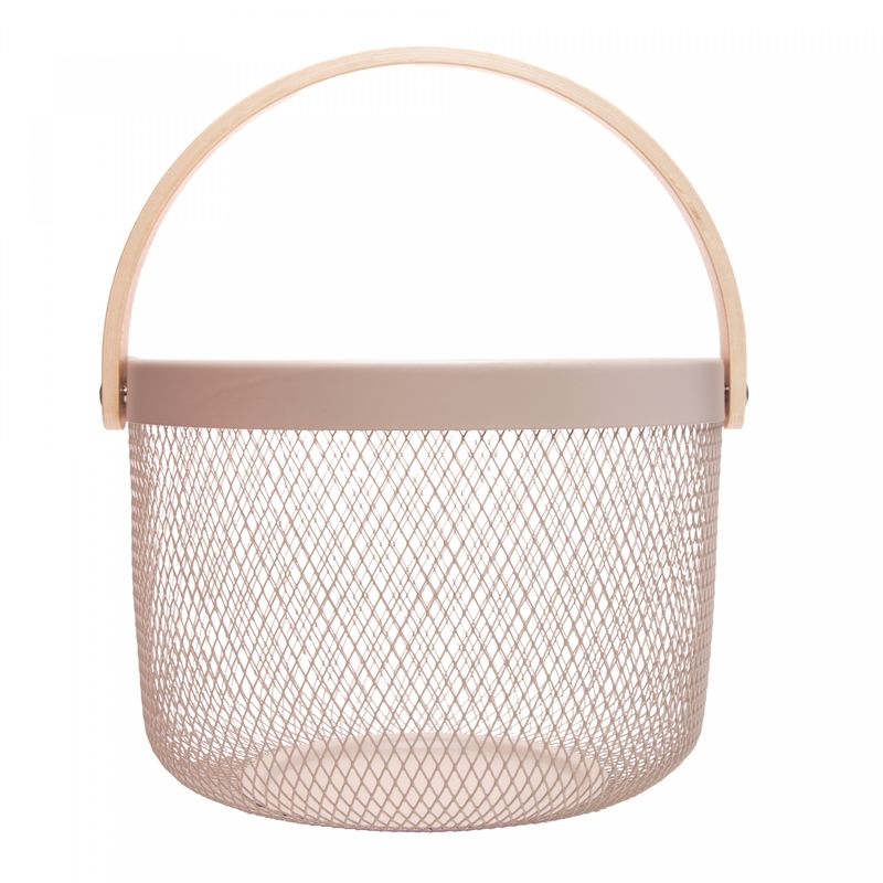 Cesta-Quadrada-com-Alca-Perfect-23,5cm-x-17,5cm-x-25,5cm-Preta-Metal-Lyor