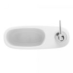 Porta-Detergente-Liquido-de-Ceramica-com-Suporte-para-Esponja-Branco-Lyor