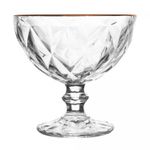 Taca-para-Sobremesa-de-Vidro-com-Fio-de-Ouro-Diamond-250ml-Lyor