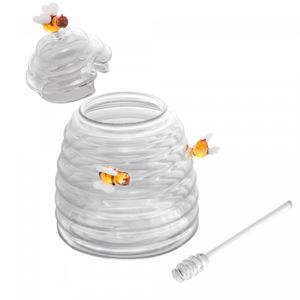 Meleira de Vidro Borossilicato com Pegador Lovely Bee 500ml - Lyor