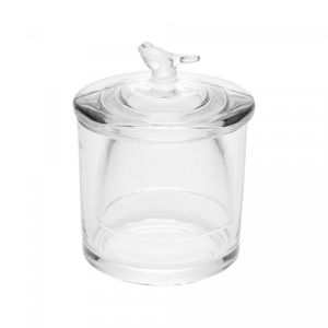 Manteigueira Francesa Bird 9,5cm x 9,5cm x 11cm Cristal - Wolff