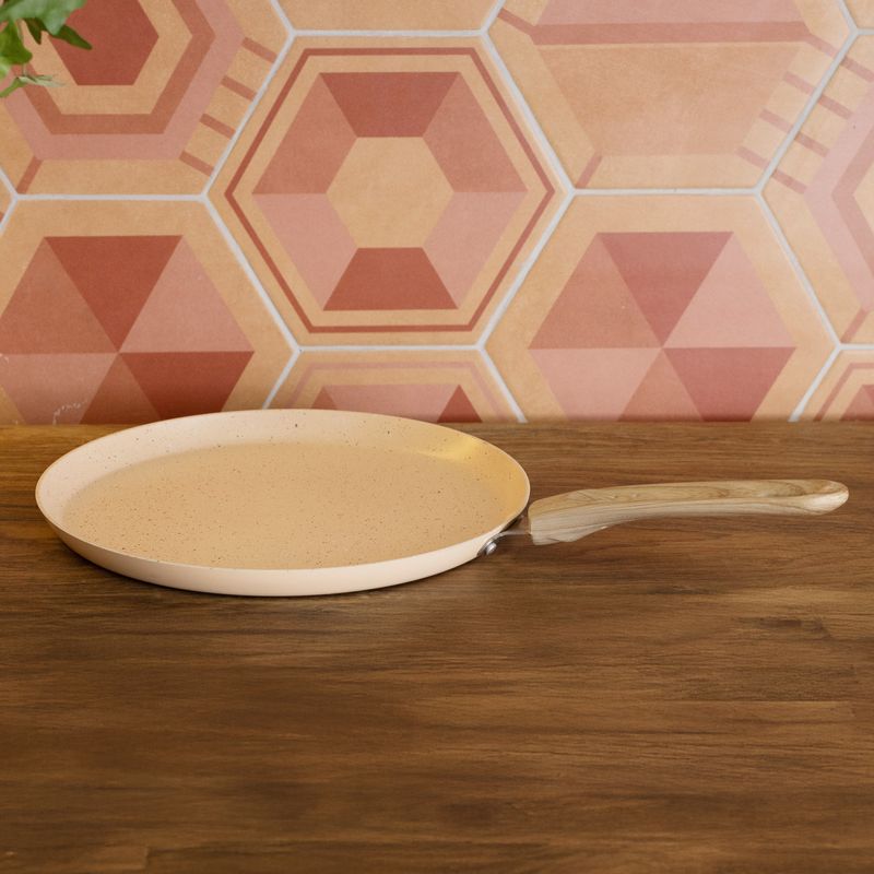 Tapioqueira-de-Inducao-em-Aluminio-com-Revestimento-Ceramico-Granito-Chef-Bege-22cm-Lyor