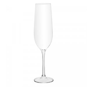 Conjunto 6 Taças para Champagne Crex 270ml Cristal - Wolff
