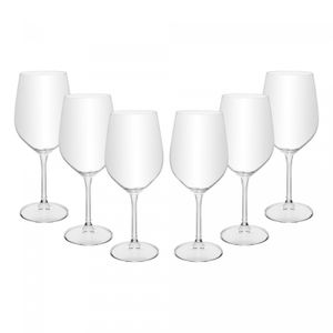 Conjunto 6 Taças para Vinho Crex 480ml Cristal - Wolff