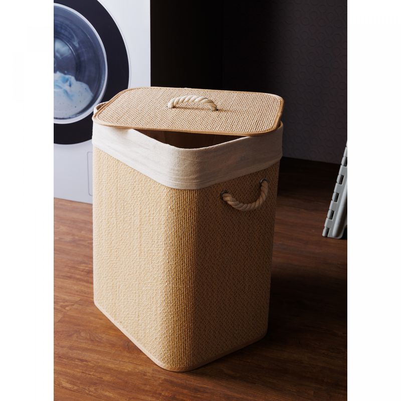 Cesto-para-Roupas-Dobravel-com-Forro-em-Tecido-e-Tampa-Cozy-40cm-x-30cm-x-50cm-Bambu-Lyor