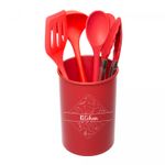 Conjunto-5-Utensilios-para-Cozinha-de-Silicone-com-Suporte-Vermelho-Lyor
