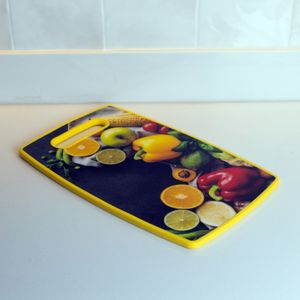 Tábua para Corte de Plástico com Estampa Vegetais 37cm x 23cm x 1cm - Lyor