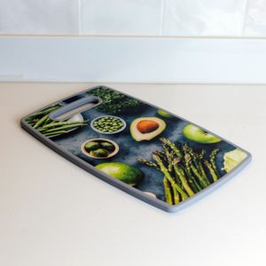 Tábua para Corte de Plástico com Estampa Abacate 37cm x 23cm x 1cm - Lyor