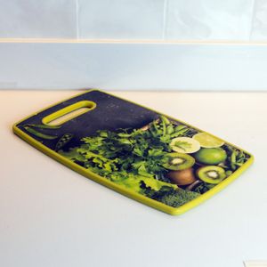 Tábua para Corte de Plástico com Estampa Kiwi 37cm x 23cm x 1cm - Lyor