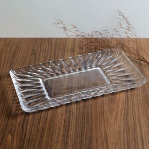 Travessa para Servir de Cristal Ecológico Diamond 30cm x 16,5cm x 3cm - Lyor