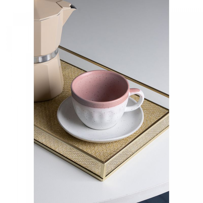 Conjunto-4-Xicaras-de-Cha-com-Pires-Ombre-210ml-Rosa-Ceramica-Wolff