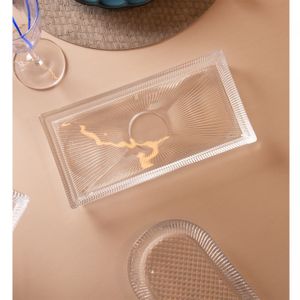 Travessa Lines 27,5cm x 14cm x 2,5cm Cristal - Wolff