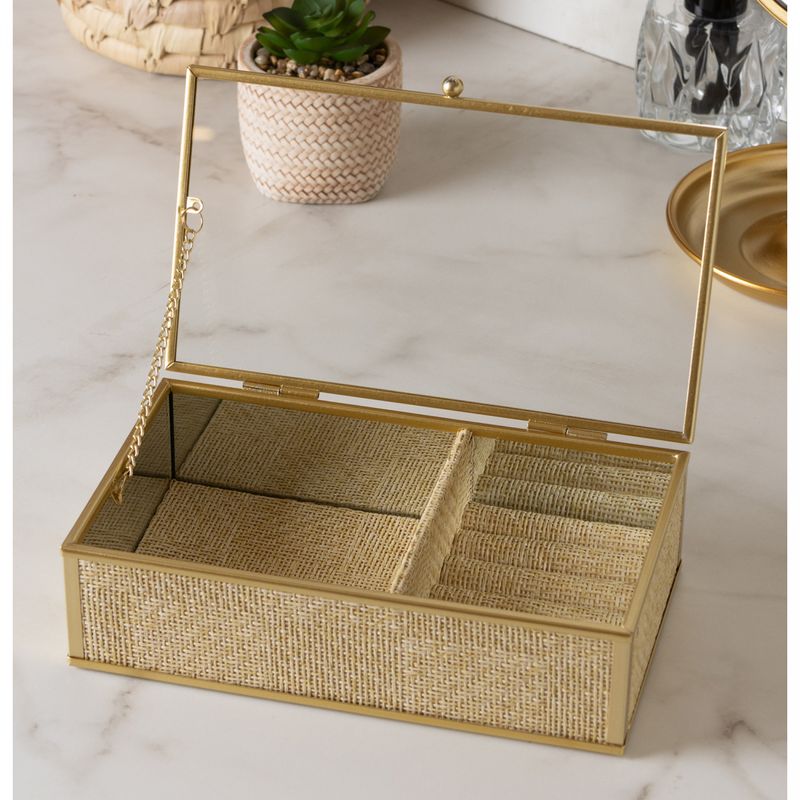 Porta-Joias-Toscana-21cm-x-12cm-x-55cm-Dourado-Metal-Wolff