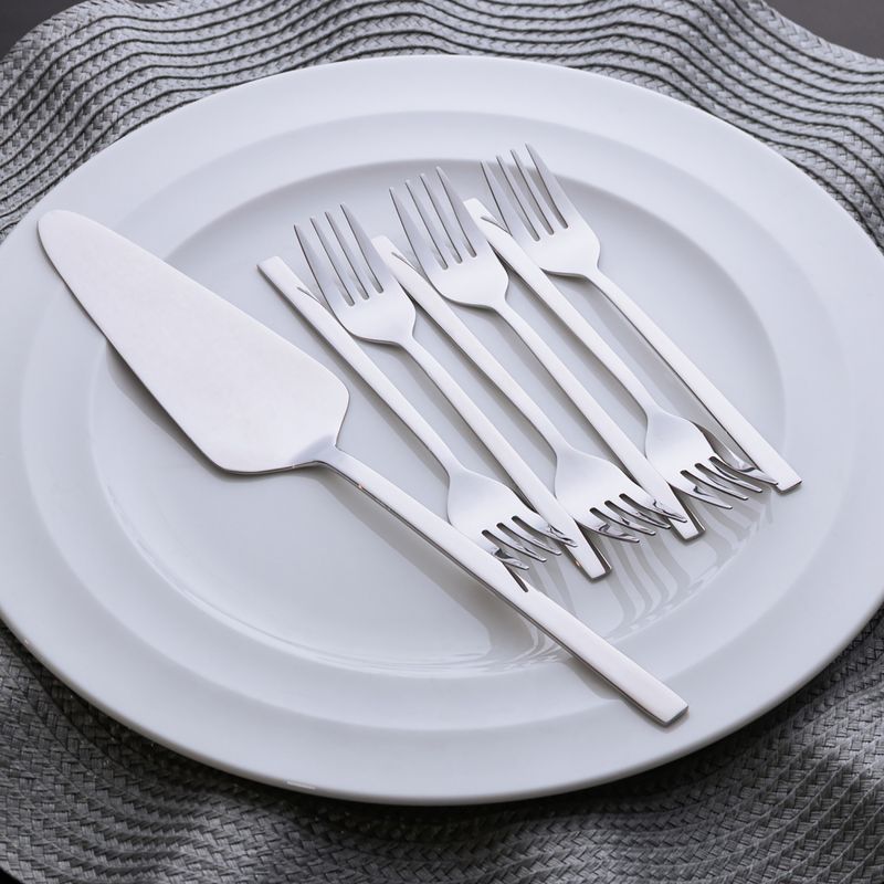 Conjunto-7-Pecas-Espatula-para-Bolo-e-6-Garfos-para-Sobremesa-Firenze-Aco-Inox-Wolff