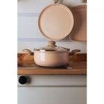 Cacarola-de-Inducao-em-Aluminio-com-Revestimento-Ceramico-e-Tampa-de-Vidro-Granito-Chef-Bege-20cm