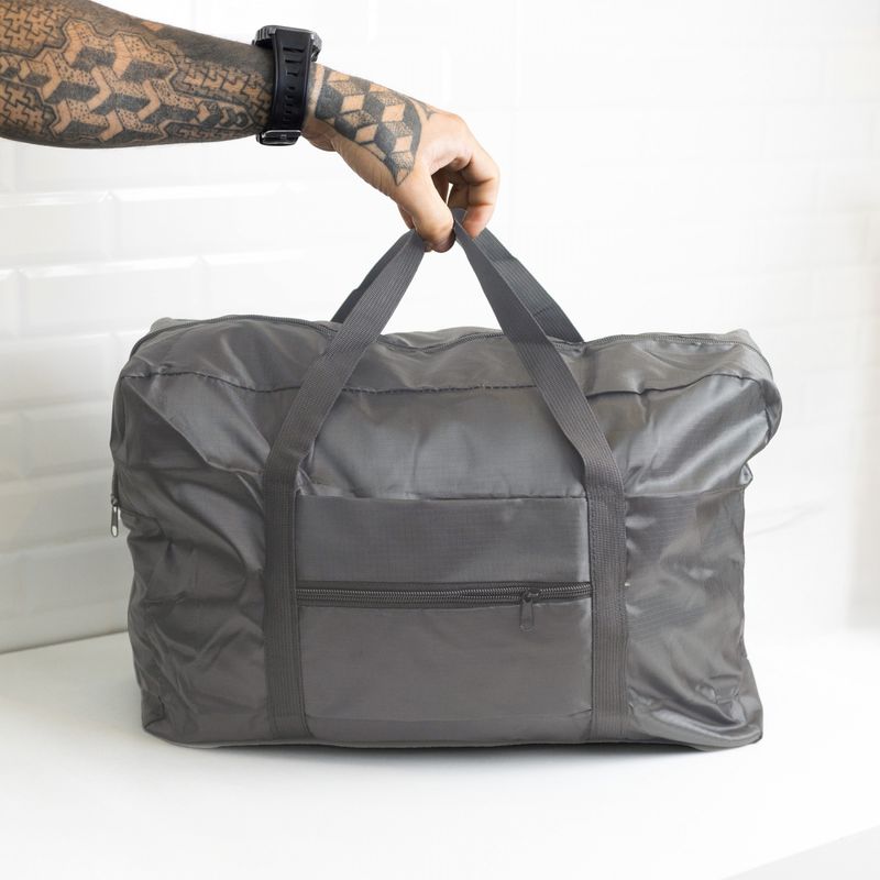 Bolsa-com-Encaixe-para-Mala-de-Viagem-de-Poliester-Cinza-Lyor