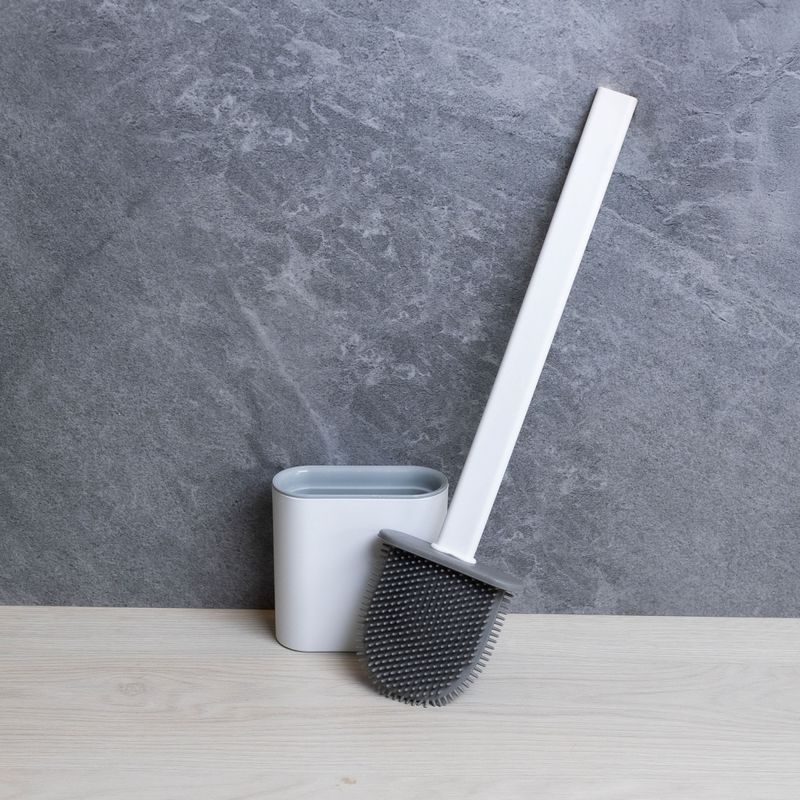 Escova-Sanitaria-com-Suporte-10cm-x-4cm-x-355cm-Cinza-Plastico-Lyor