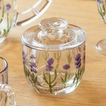 Manteigueira-Francesa-Lavanda-Hand-Painting-9,40cm-9,8cm-Cristal-Lyor